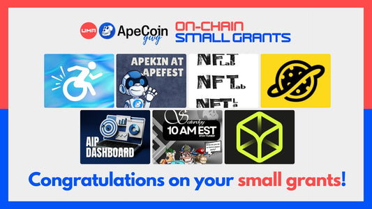 Thank You, ApeCoinGWG for the Small Business Grant