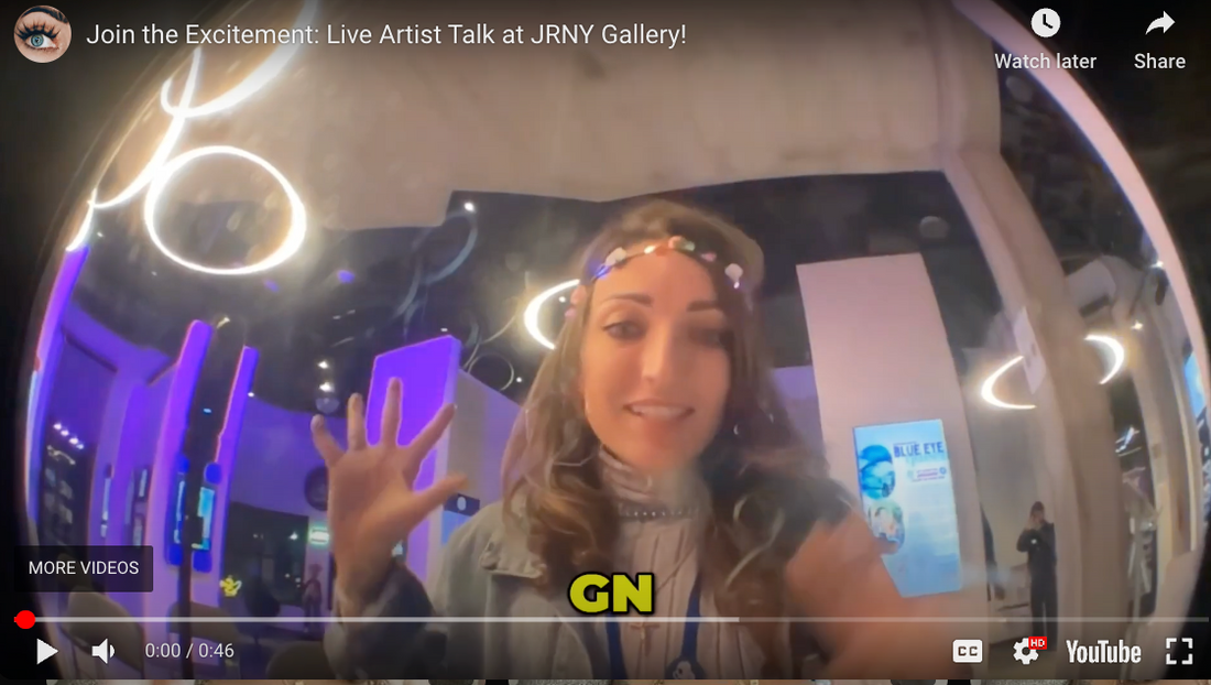 Join the Excitement! Live artist talk at JRNY Gallery