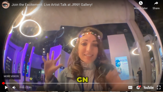 Join the Excitement! Live artist talk at JRNY Gallery