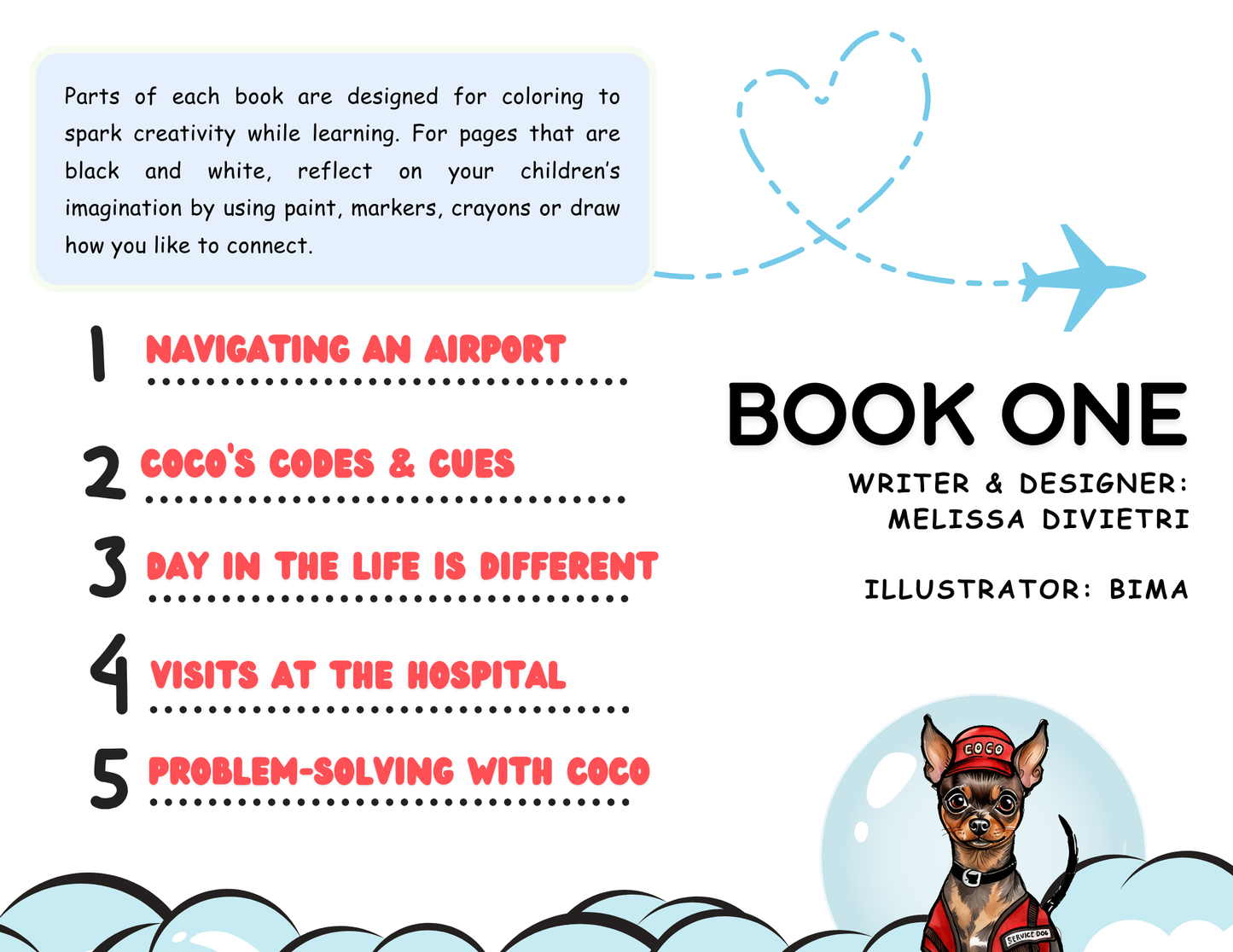 Children's Coloring Book: Tales of a Service Animal