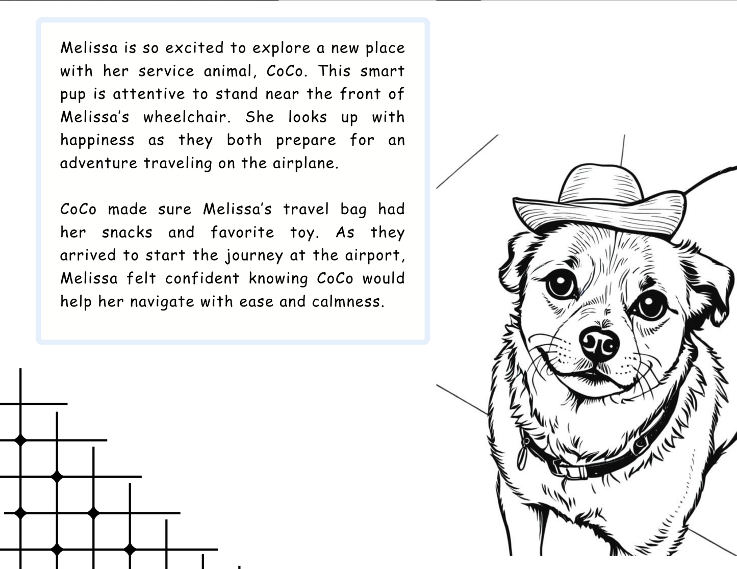 Children's Coloring Book: Tales of a Service Animal