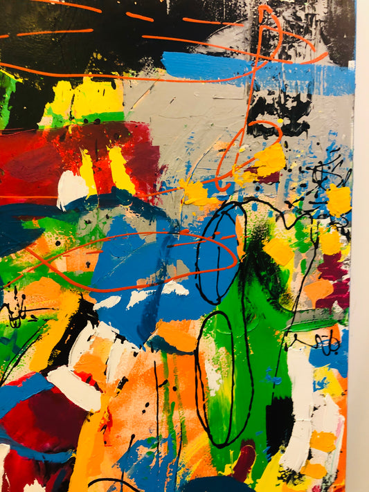 Open Your Imagination – Abstract Painting | Handmade Art