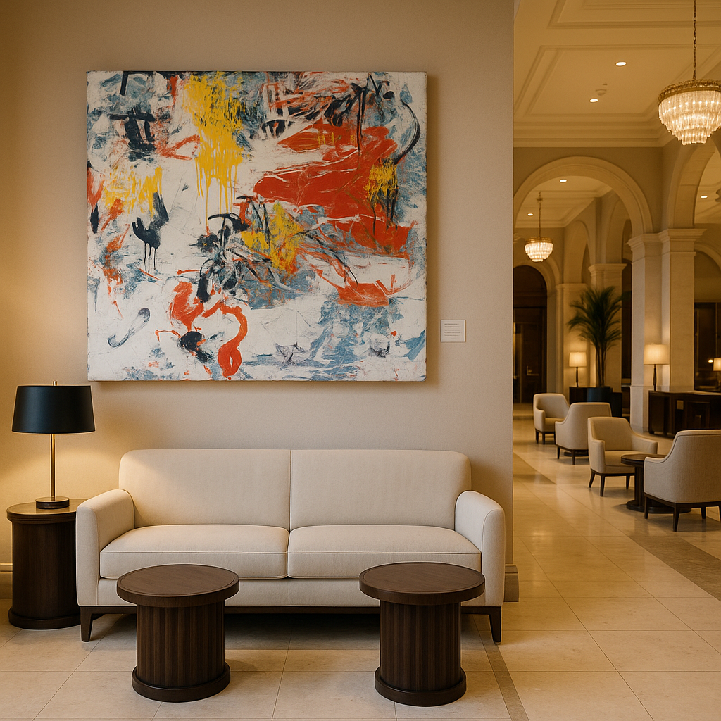 Calm Holds Power – Abstract Painting | Handmade Art