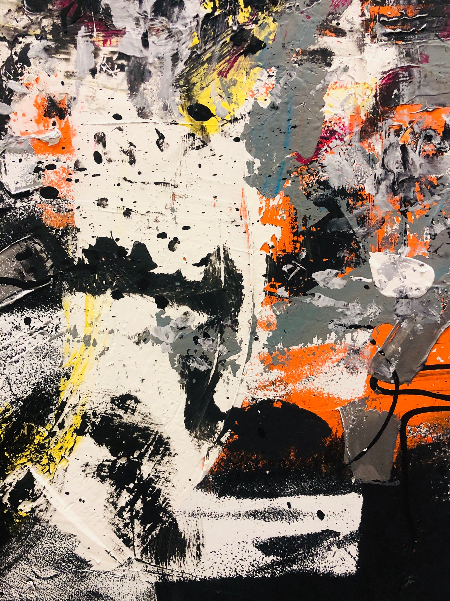 Faith Over Fear – Abstract Painting | Handmade Art