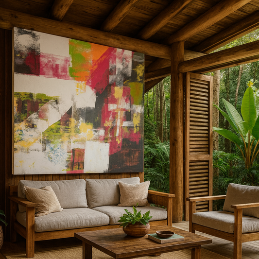 Mirror with Mercy – Abstract Painting | Handmade Art