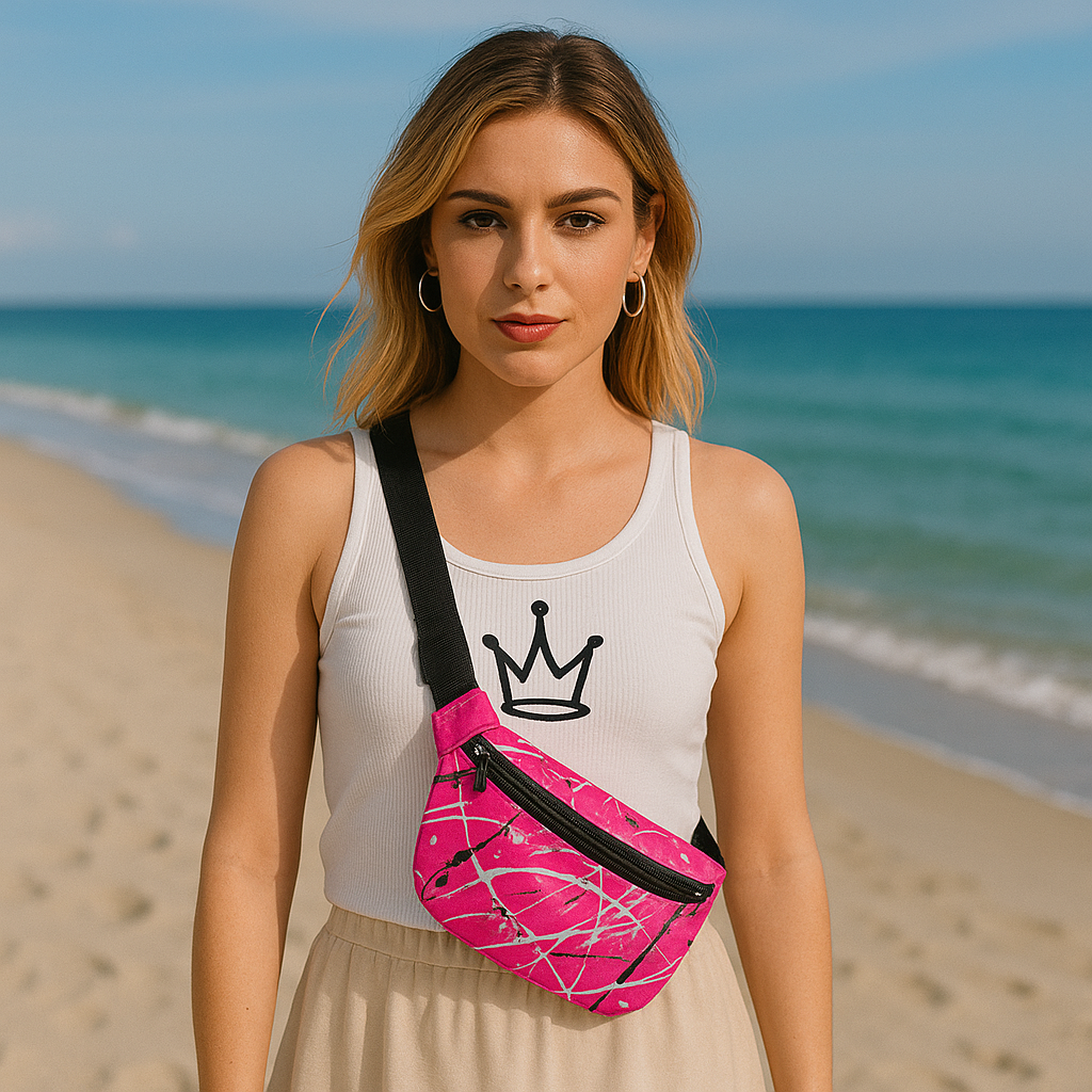 Handmade Art Fanny Pack