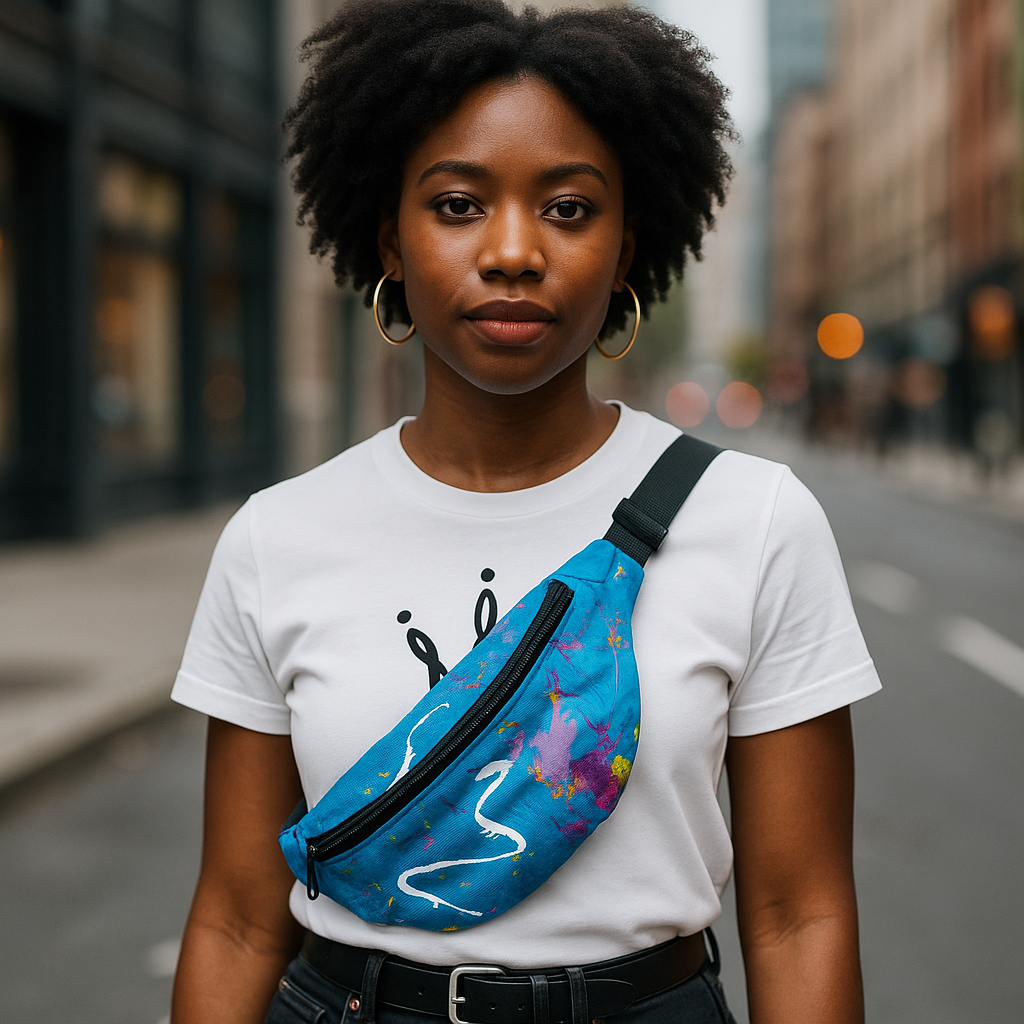 Handmade Art Fanny Pack