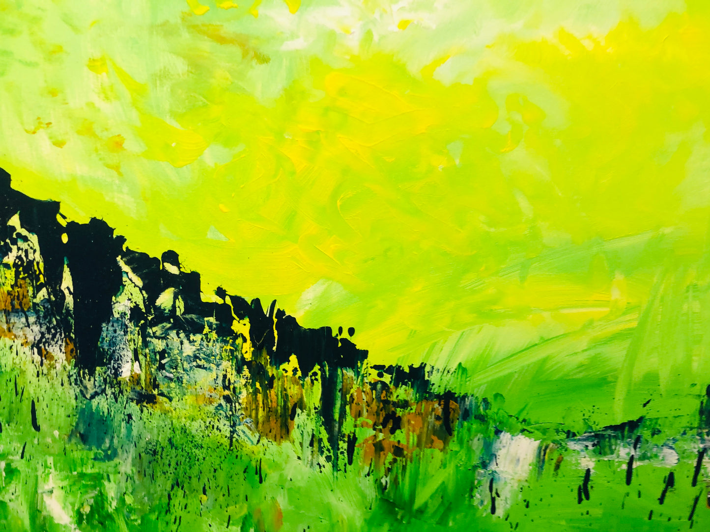 Moving Mountains – Abstract Painting | Handmade Art