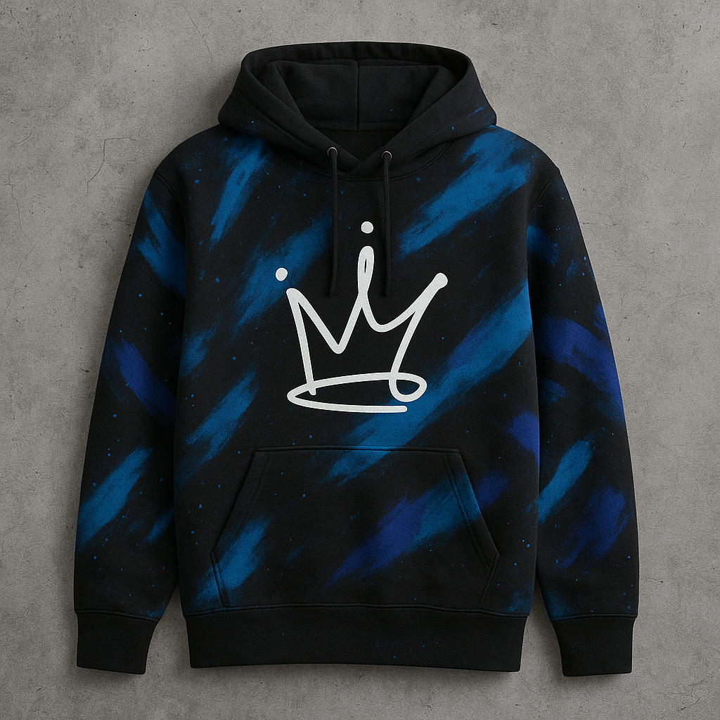 Dark Comfy Abstract Hoodie