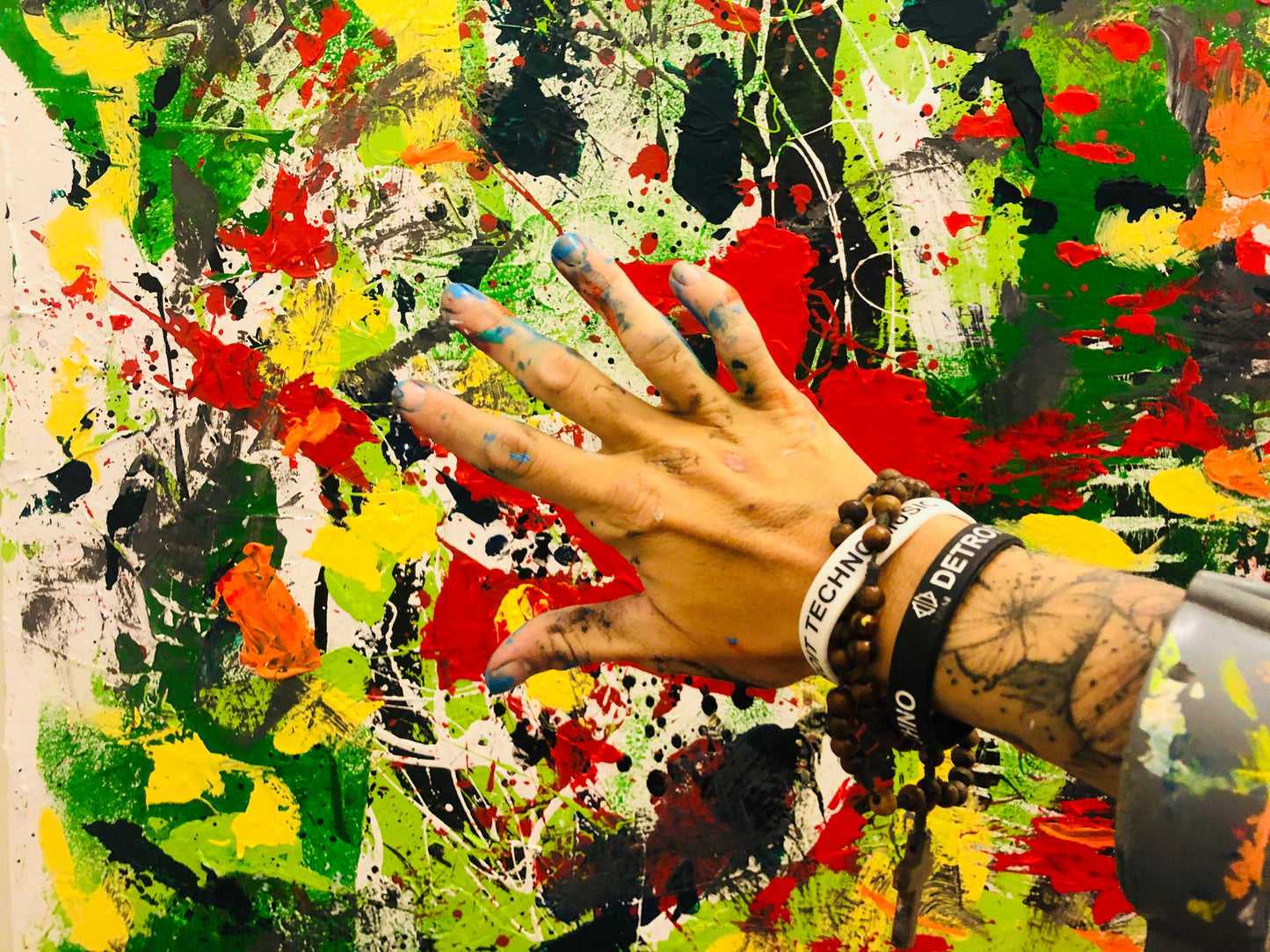 The Beauty Looking Inside – Abstract Painting | Handmade Art