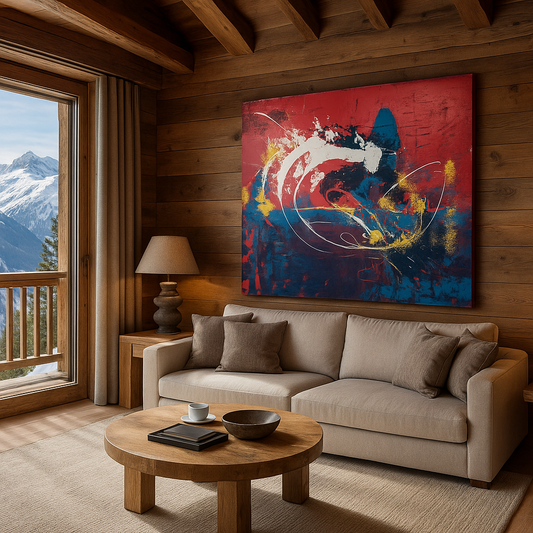 Whispers Hold Weight – Abstract Painting | Handmade Art