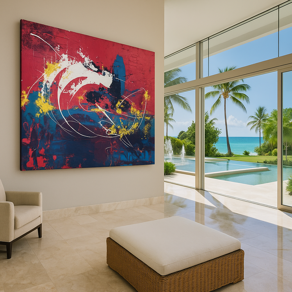 Whispers Hold Weight – Abstract Painting | Handmade Art