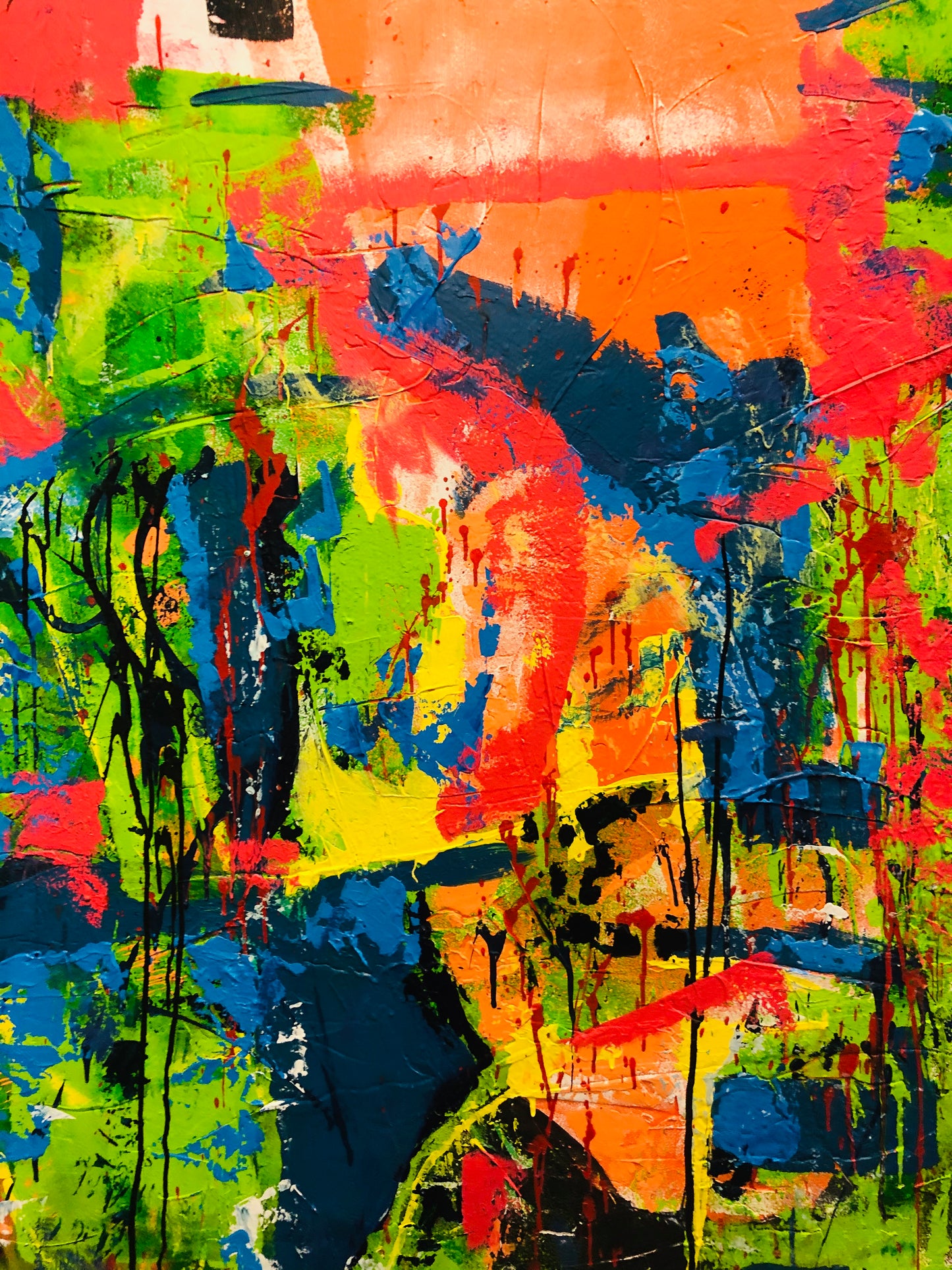 Tropical – Abstract Painting | Handmade Art