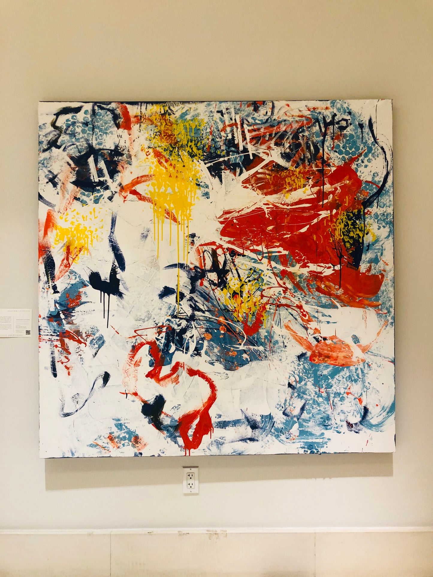 Calm Holds Power – Abstract Painting | Handmade Art