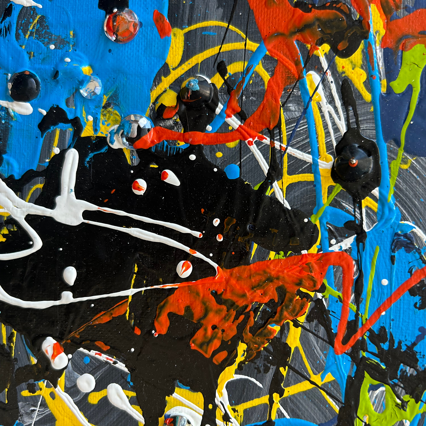 Collision of Color - Digital Background