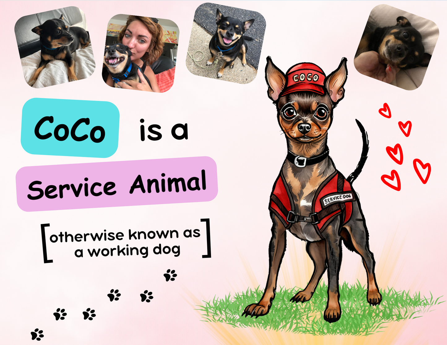 Children's Coloring Book: Tales of a Service Animal