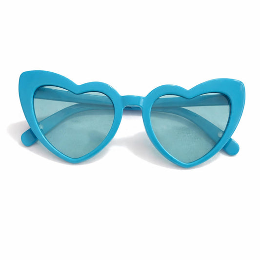 Heart Shapes Glasses - Blue
