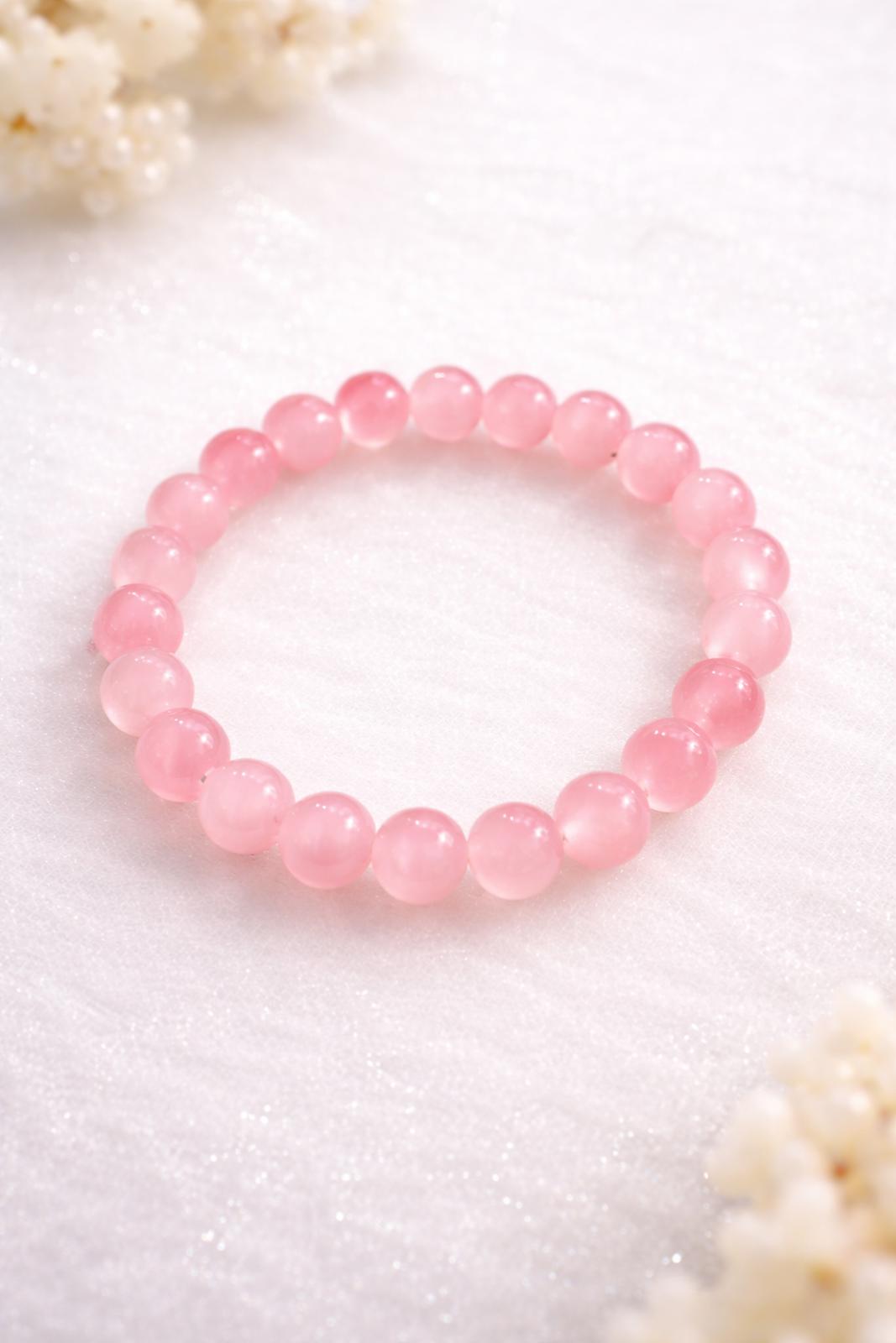 Healing Beaded Bracelet – Pink