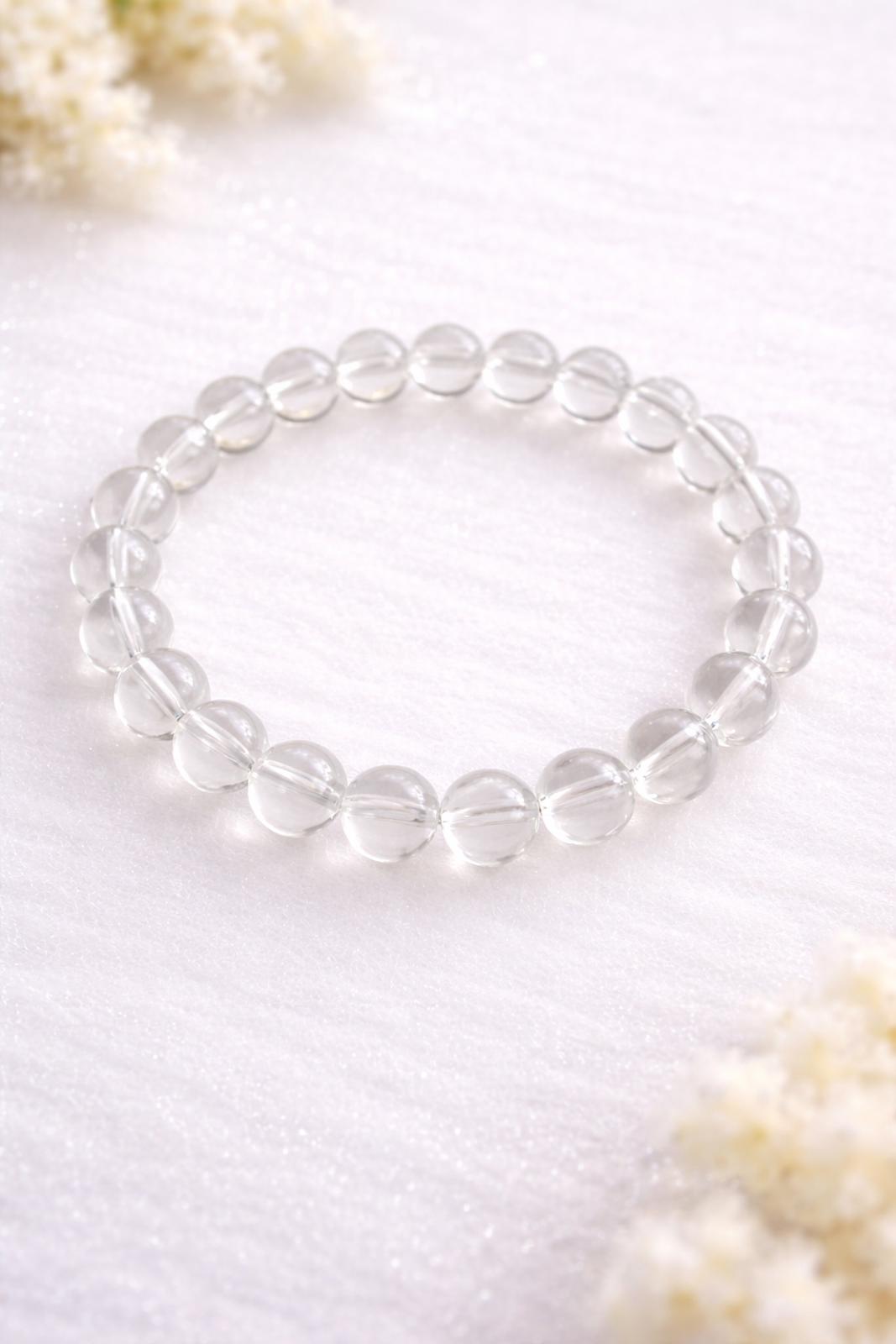 Healing Beaded Bracelet – Clear