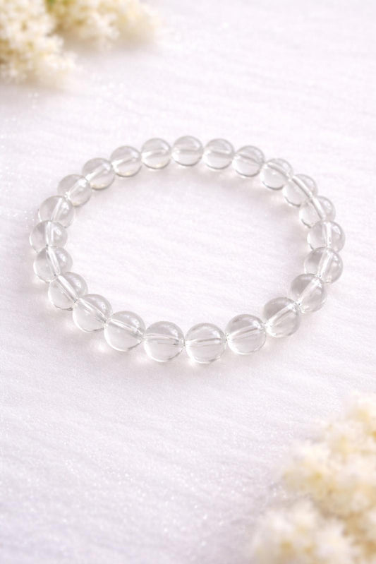 Healing Beaded Bracelet – Clear