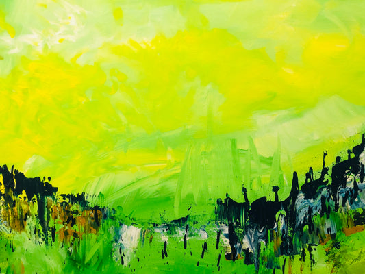 Moving Mountains – Abstract Painting | Handmade Art