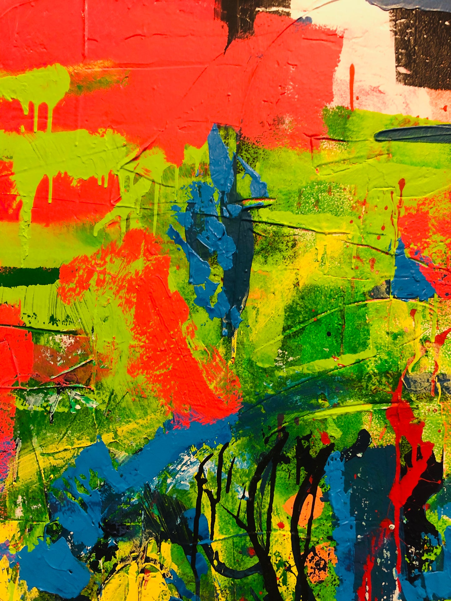 Tropical – Abstract Painting | Handmade Art