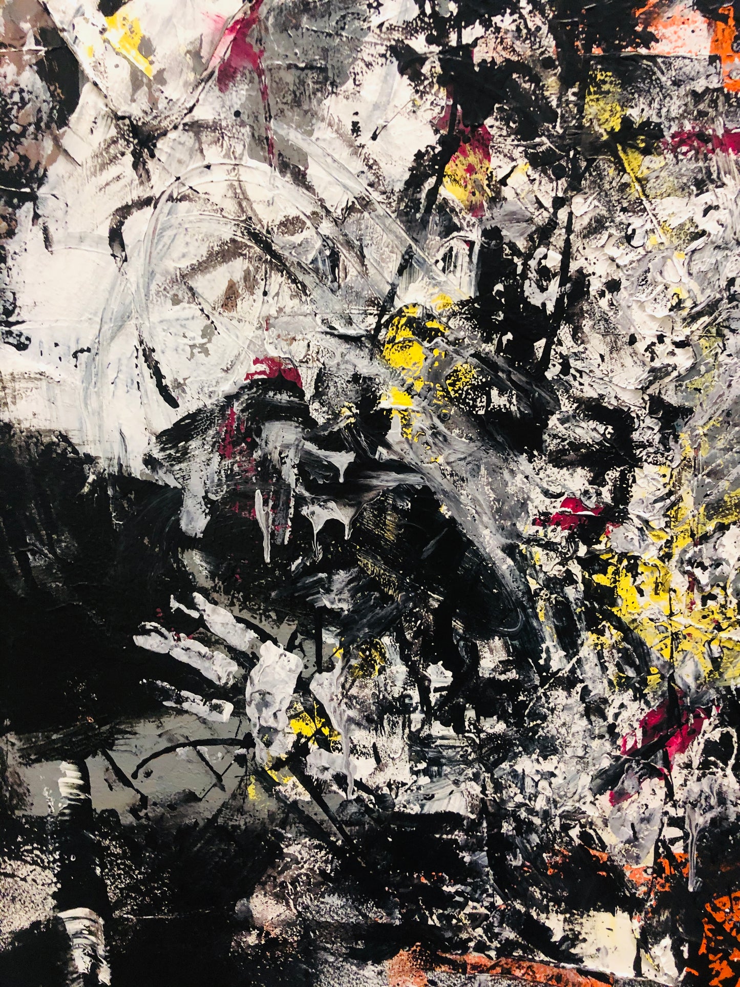 Faith Over Fear – Abstract Painting | Handmade Art