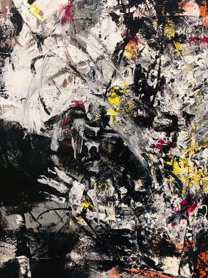 Faith Over Fear – Abstract Painting | Handmade Art