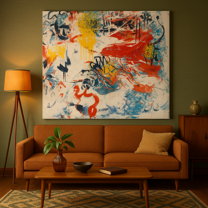 Calm Holds Power – Abstract Painting | Handmade Art