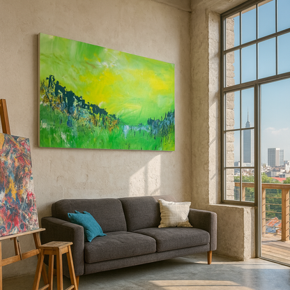 Moving Mountains – Abstract Painting | Handmade Art