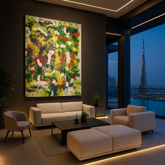 The Beauty Looking Inside – Abstract Painting | Handmade Art