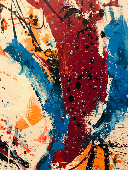 Boundaries, Not Barricades – Abstract Painting | Handmade Art