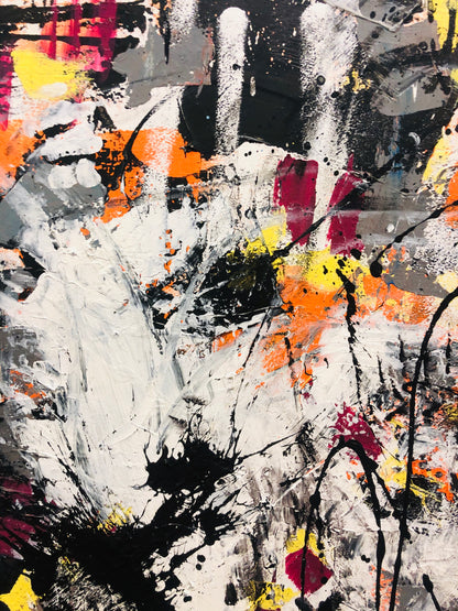 Faith Over Fear – Abstract Painting | Handmade Art
