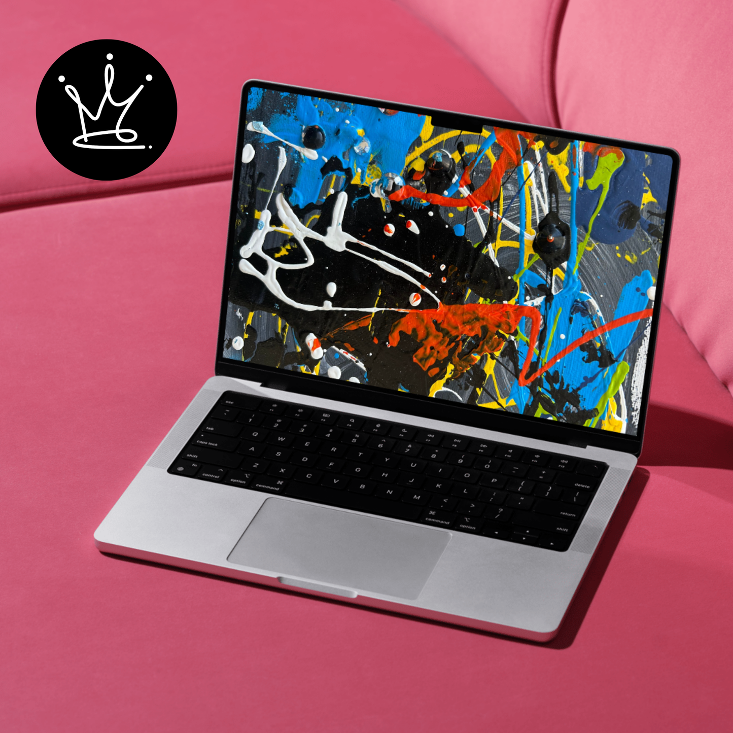 Collision of Color - Digital Background