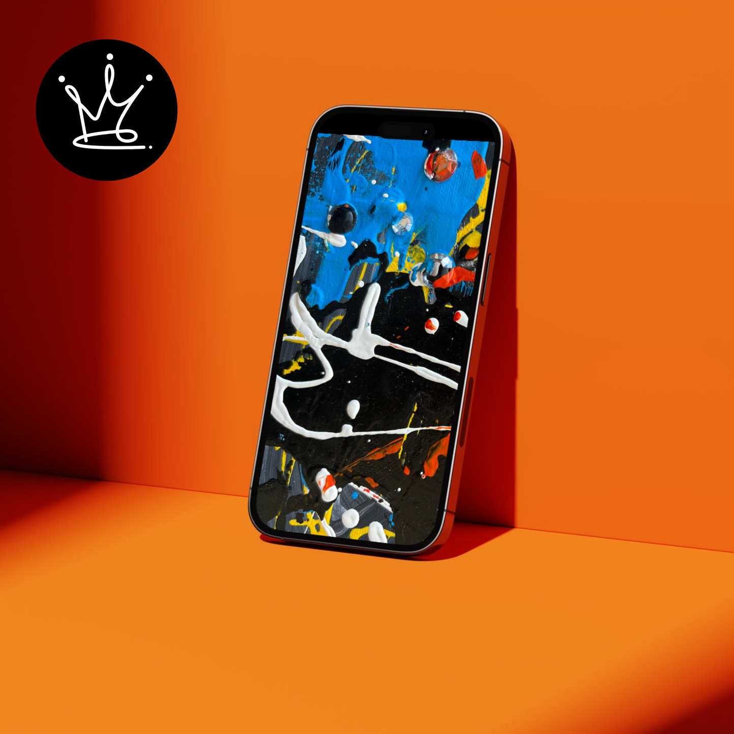 Collision of Color - Digital Background