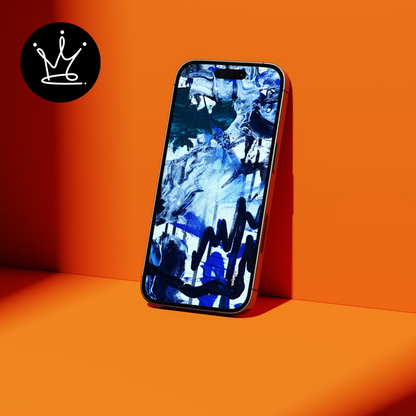 Midnight Waves- Digital Background