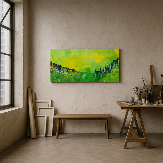 Moving Mountains – Abstract Painting | Handmade Art