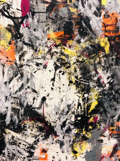 Faith Over Fear – Abstract Painting | Handmade Art