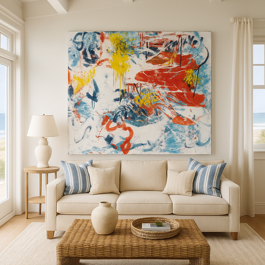 Calm Holds Power – Abstract Painting | Handmade Art