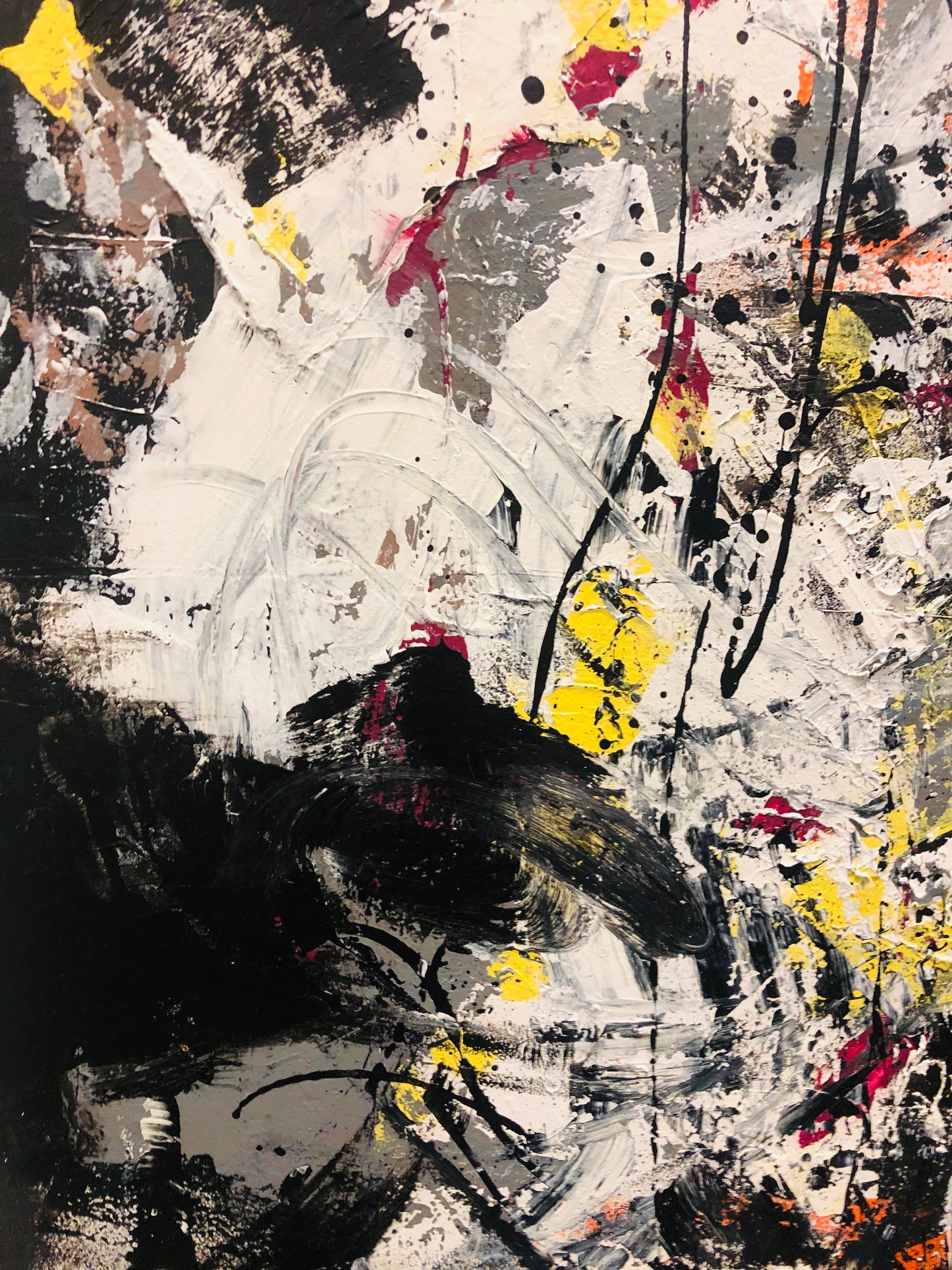 Faith Over Fear – Abstract Painting | Handmade Art