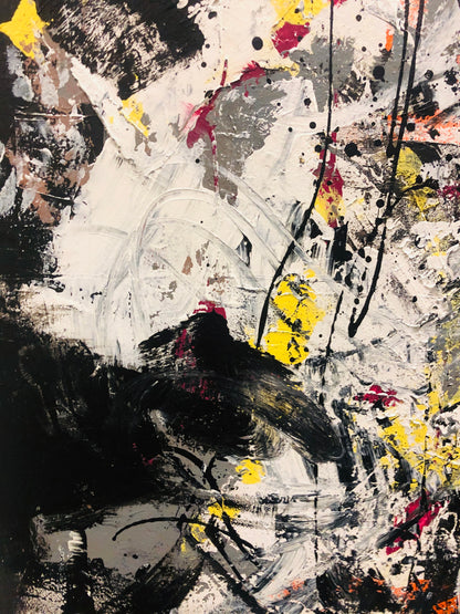 Faith Over Fear – Abstract Painting | Handmade Art
