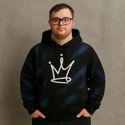 Dark Comfy Abstract Hoodie