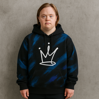 Dark Comfy Abstract Hoodie