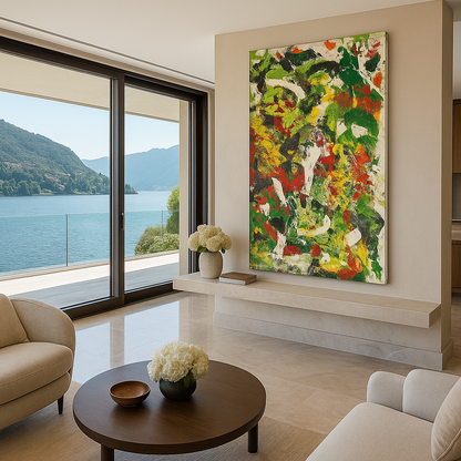 The Beauty Looking Inside – Abstract Painting | Handmade Art
