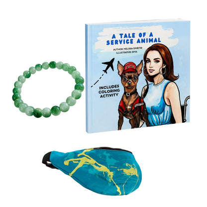 Hand-Painted Fanny Packs Bags includes Healing Bracelets & Children's Book