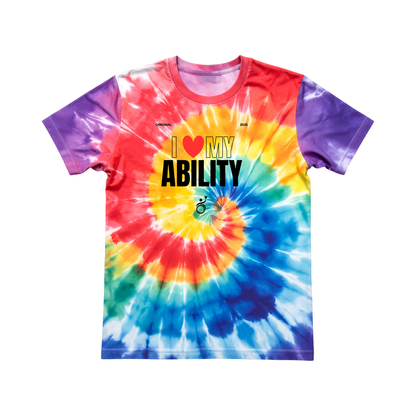 I Love My Ability Tshirt Rainbow