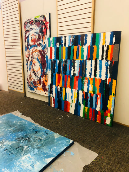 UnBroken Flight – Abstract Painting | Handmade Art