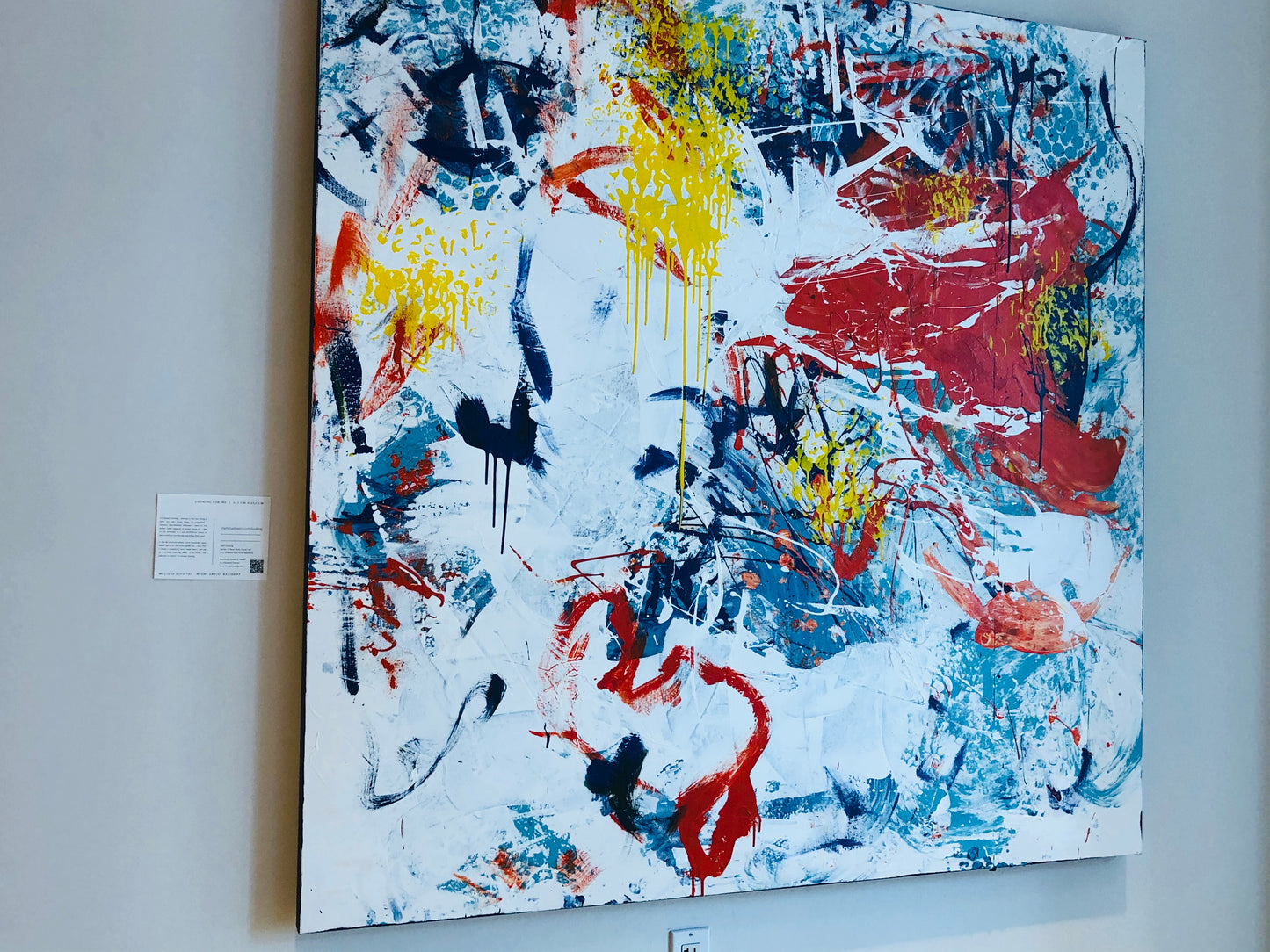 Calm Holds Power – Abstract Painting | Handmade Art