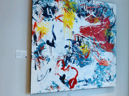 Calm Holds Power – Abstract Painting | Handmade Art