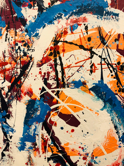 Boundaries, Not Barricades – Abstract Painting | Handmade Art